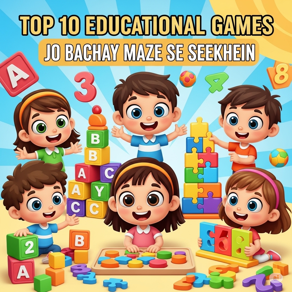 Top 10 Educational Games Jo Bachay Maze Se Seekhein