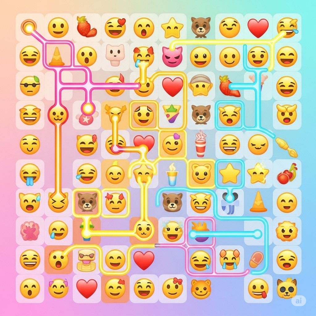 Emoji Puzzle Connect