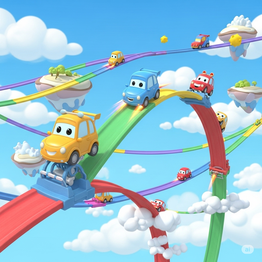 Sky Car Stunt 3D